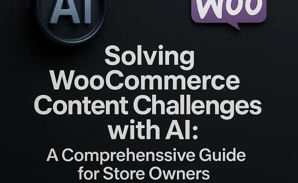 Solving WooCommerce Content Challenges with AI: A Comprehensive Guide for Store Owners